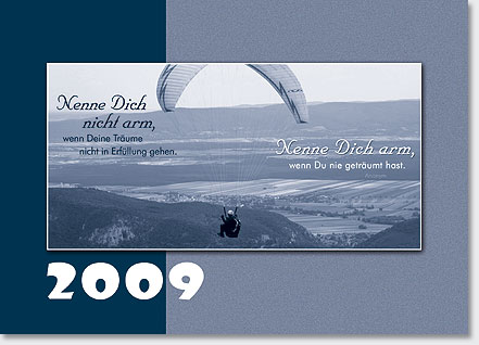 Gestaltung Kalender 2009 - Titel