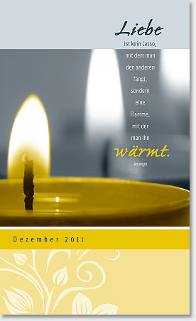 Gestaltung Kalender 2011 - Dezember
